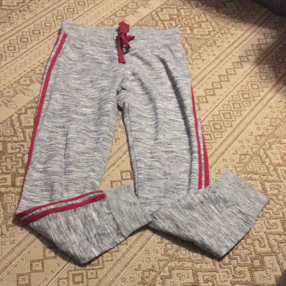 JRS. LOVE ME GREY AND RED JOGGERS L